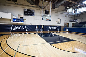 A view of the campus basketball court. Links to Tangible Personal Property