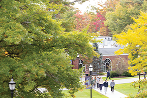 Photo of student walking on campus during fall. Links to Donor-Advised Funds Photo of student walking on campus during fall. Links to Donor-Advised Funds